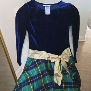 Bonnie Jean Navy Velvet Dress